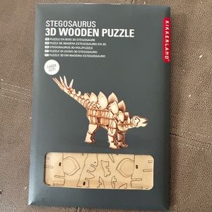 Stegosaurus 3D wooden puzzle